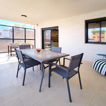 Con Terraza Junto Al Mar En Moncofa Lejlighed *